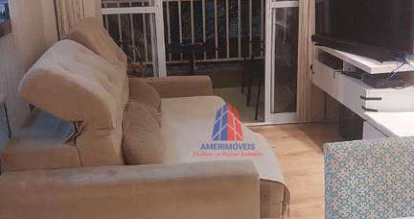 Apartamento com 2 dormitórios à venda, 59 m² por R$ 410.000,00 - Jardim São José - Americana/SP