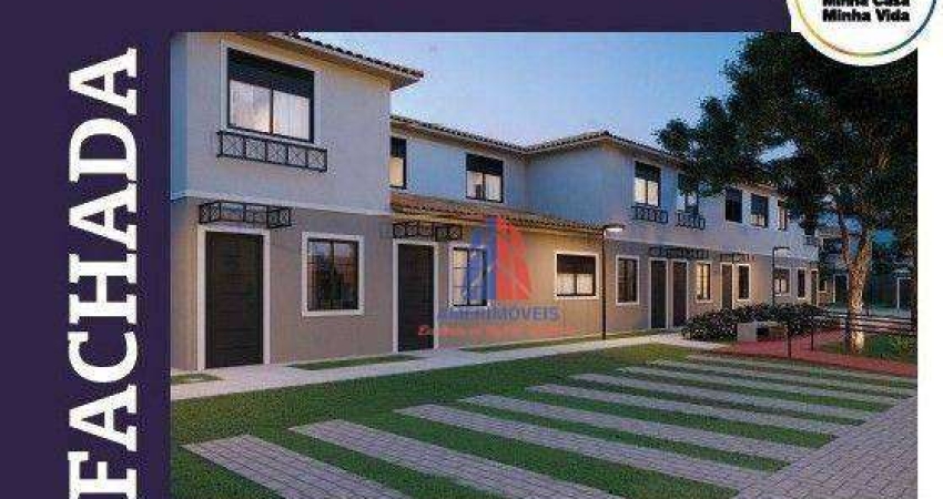 Casa com 2 dormitórios à venda, 44 m² por R$ 265.800,00 - Pacaembu - Americana/SP