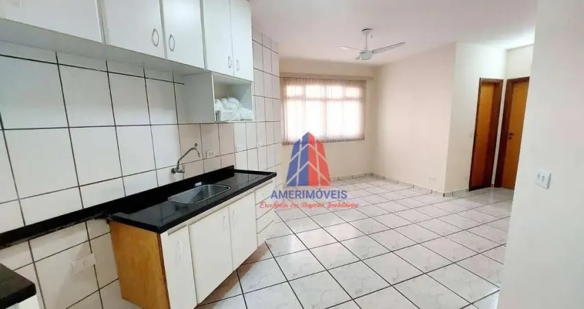 Apartamento com 1 dormitório para alugar, 44 m² por R$ 2.028/mês - Santo Antônio - Americana/SP