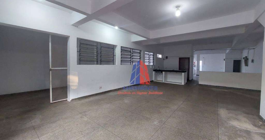 Salão para alugar, 200 m² por R$ 5.093/mês - Vila Santa Catarina - Americana/SP