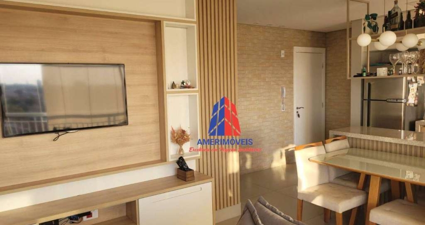 Apartamento com 3 dormitórios à venda, 77 m² por R$ 850.000,00 - Santo Antônio - Americana/SP
