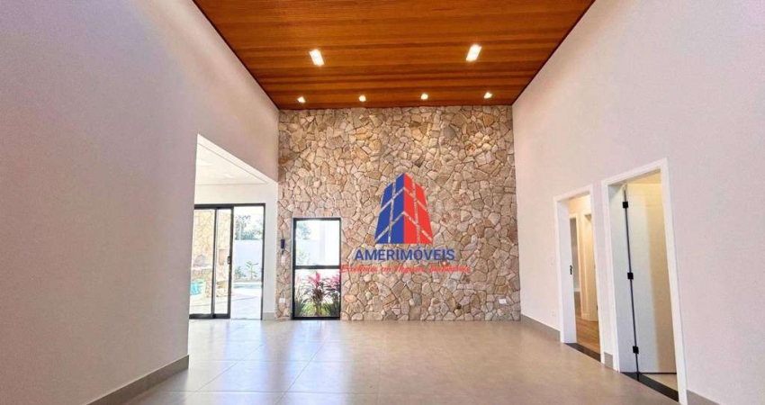 Casa com 4 dormitórios à venda, 220 m² por R$ 2.700.000,00 - Loteamento Residencial Jardim Villagio - Americana/SP
