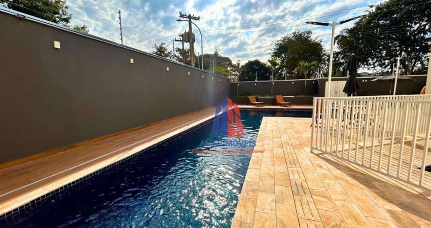 Apartamento com 2 dormitórios, 69 m² - venda por R$ 485.000,00 ou aluguel por R$ 3.001,56/mês - Centro - Santa Bárbara D'Oeste/SP