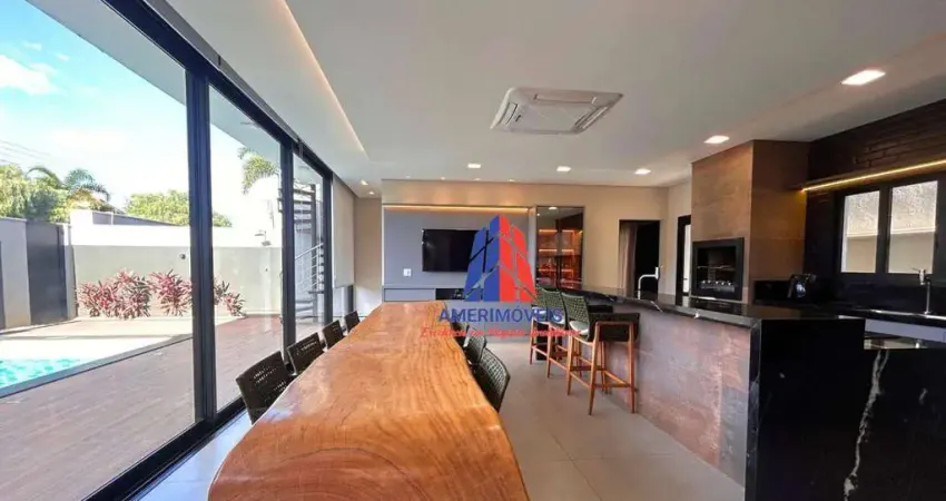 Sobrado com 4 dormitórios à venda, 390 m² por R$ 3.690.000,00 - Condomínio Terras do Imperador - Americana/SP