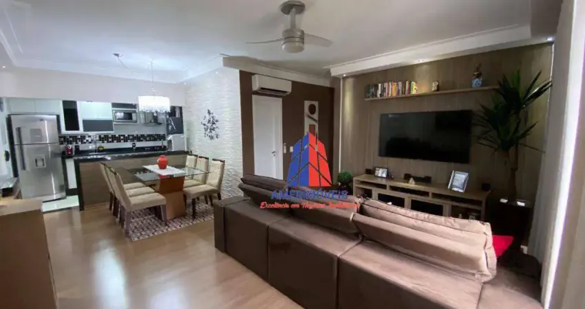 Apartamento com 2 dormitórios à venda, 69 m² por r$ 658.000 - vila santa catarina - americana/sp