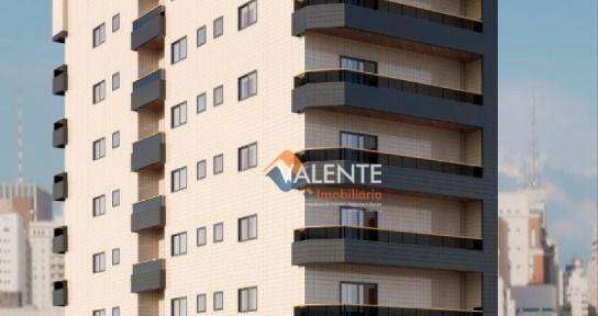 Lançamento Apartamento com 2 dormitórios à venda, 53 m² por R$ 458.400 - Canto do Forte - Praia Grande/SP