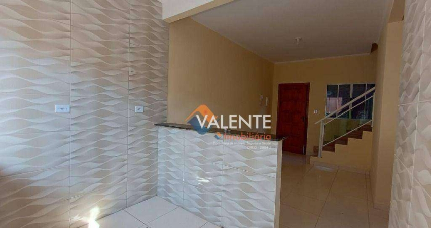 Sobrado com 2 dormitórios à venda por R$ 295.000,00 - Tude Bastos - Praia Grande/SP