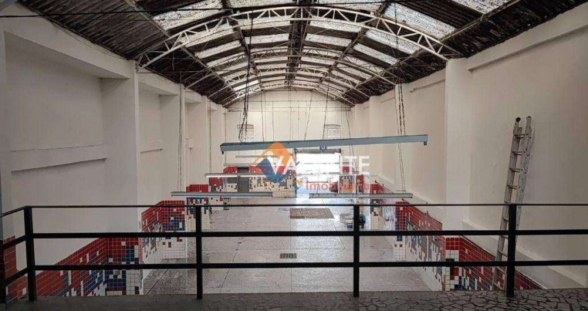 Galpão para alugar, 336 m² por R$ 10.800,00/mês - Vila Nova - Santos/SP