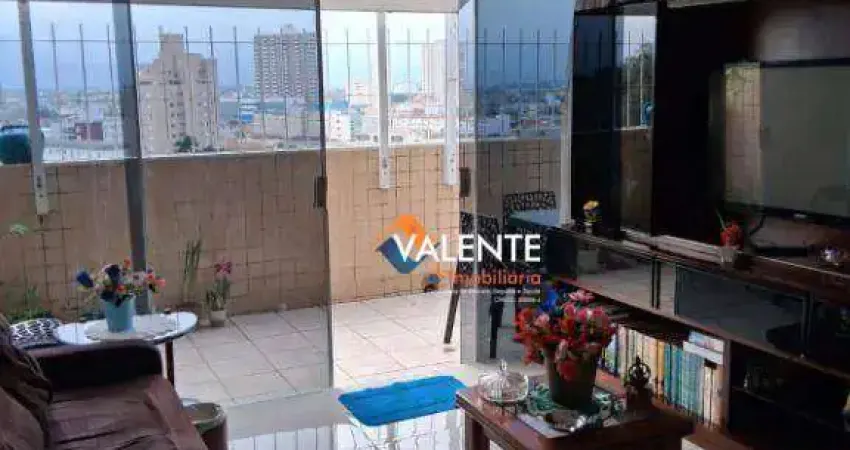 Cobertura com 2 dormitórios à venda, 62 m² por r$ 430.000,00 - centro - são vicente/sp