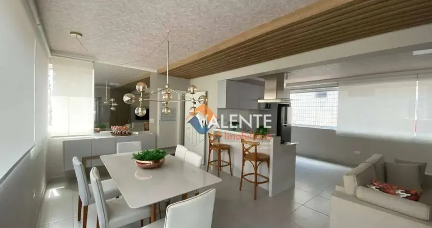 Apartamento com 2 dormitórios à venda, 94 m² por R$ 700.000,00 - Vila Guilhermina - Praia Grande/SP