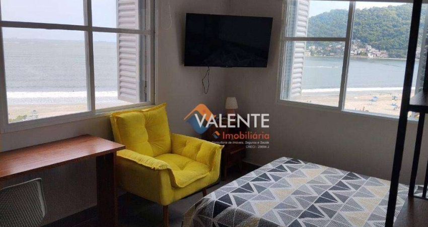 Apartamento com 1 dormitório para alugar, 47 m² por R$ 2.500,00/mês - Centro - São Vicente/SP