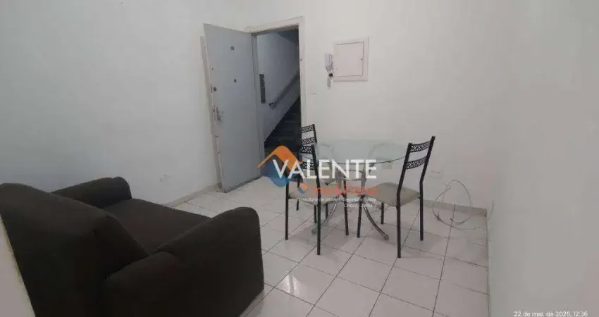 Apartamento com 1 dormitório para alugar, 49 m² por R$ 1.800,00/mês - Itararé - São Vicente/SP