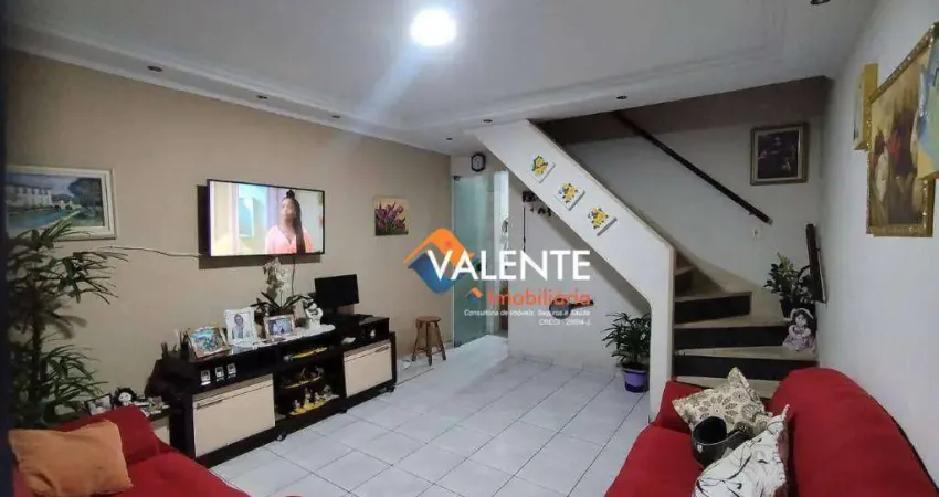 Sobrado com 2 dormitórios à venda, 87 m² por R$ 380.000,00 - Parque Bitaru - São Vicente/SP