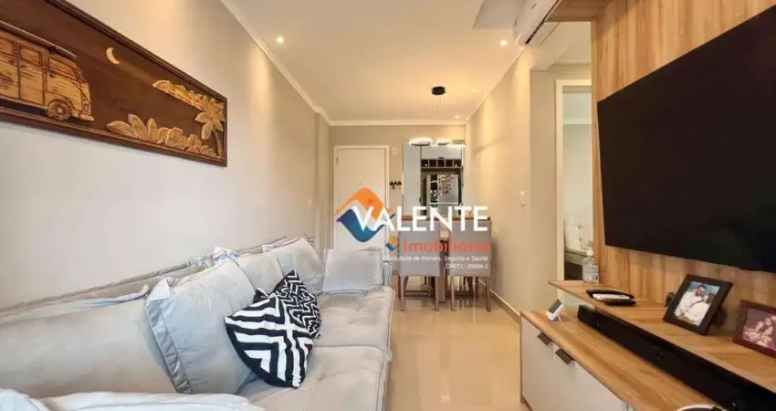 Apartamento mobiliado com 2 dormitórios à venda, 63 m² por R$ 565.000 - Canto do Forte - Praia Grande/SP