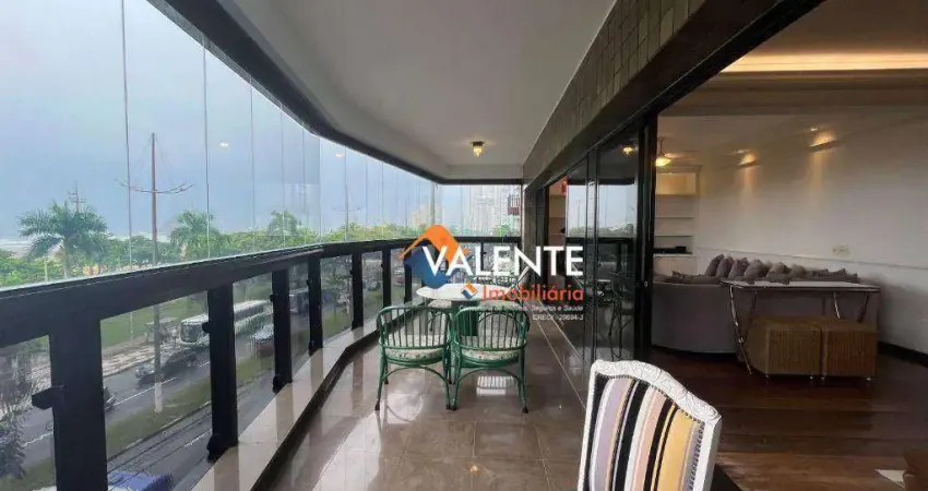 Apartamento com 3 dormitórios, 252 m² - venda por R$ 3.000.000,00 ou aluguel por R$ 15.000,00/mês - Pompéia - Santos/SP