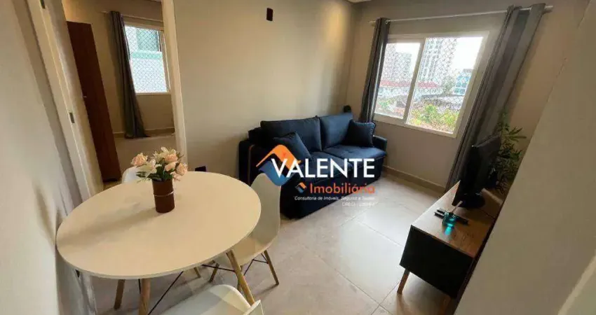 Apartamento com 1 dormitório à venda, 52 m² por R$ 195.000,00 - Gonzaguinha - São Vicente/SP