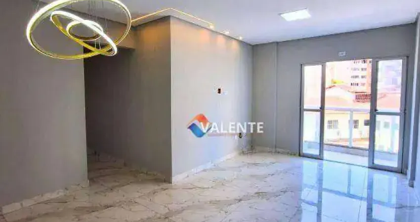 Apartamento com 2 dormitórios à venda, 77 m² por r$ 410.000,00 - tupi - praia grande/sp