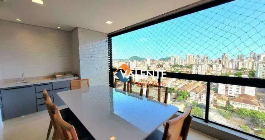 Apartamento com 2 dormitórios à venda, 82 m² por r$ 1.300.000,00 - aparecida - santos/sp