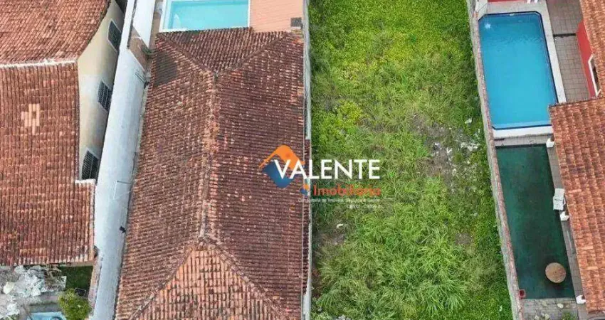 Terreno à venda, 265 m² por r$ 350.000 - mirim - praia grande/sp