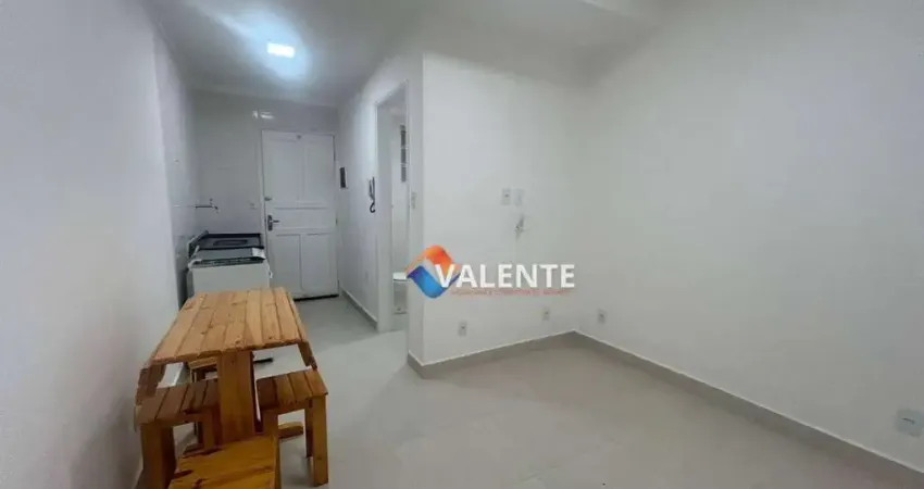 Kitnet com 1 dormitório à venda, 25 m² por r$ 210.000,00 - canto do forte - praia grande/sp