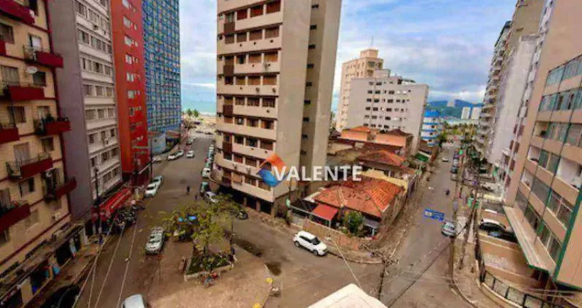 Apartamento com 1 dormitório à venda, 43 m² por r$ 290.000,00 - itararé - são vicente/sp