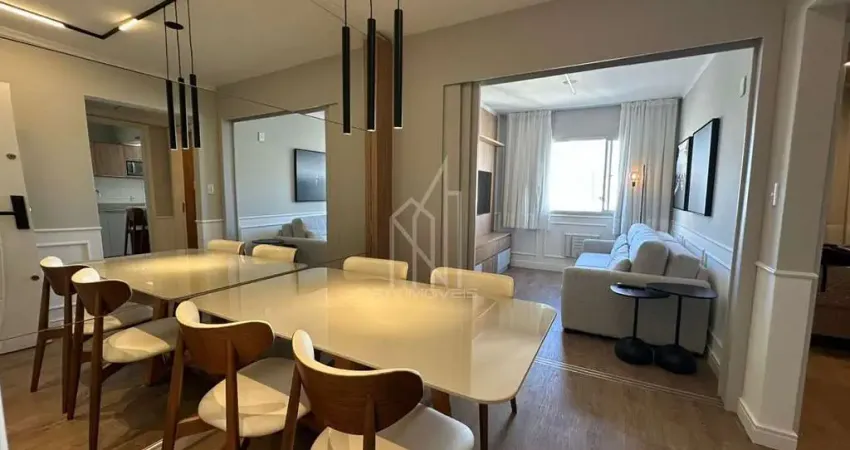 Apartamento mobiliado e decorado no edifício república argentina