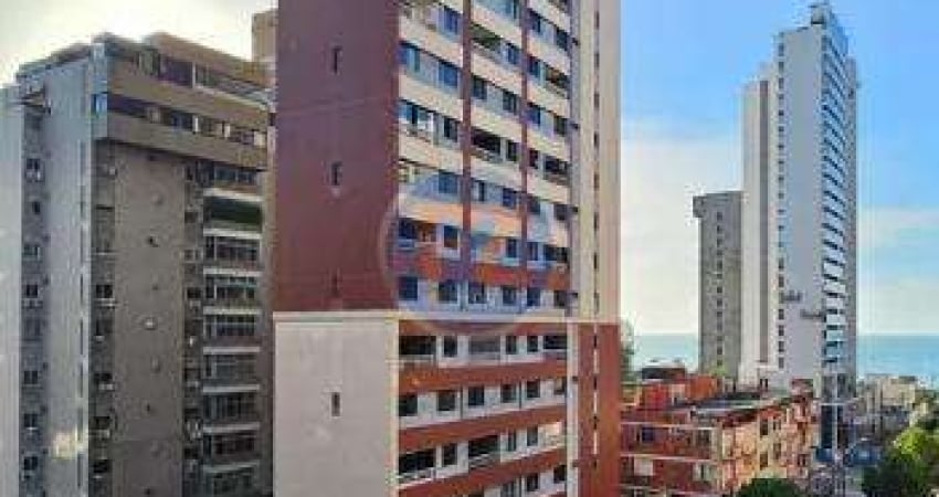 Vista Parcial Mar no Meireles - Duplex de 60m2, 2 quartos, 2 suites e 2 vagas
