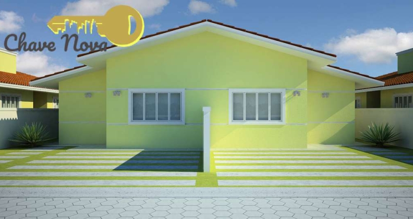 Casa TÉRREA em Condominio 2 quartos ( 1 suite ) Em construção