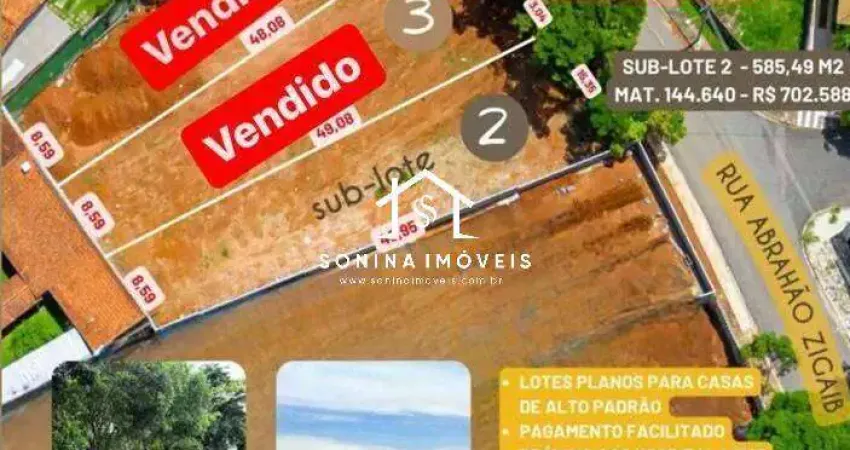 VENDA DE  TERRENO PLANO  V. SANTISTA  -  ATIBAIA