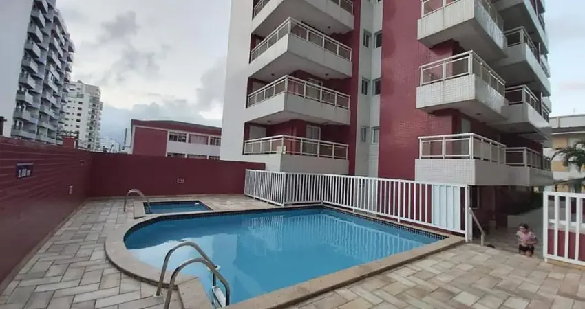 Apartamento 02 dormitórios a 01 quadra da praia e lazer completo