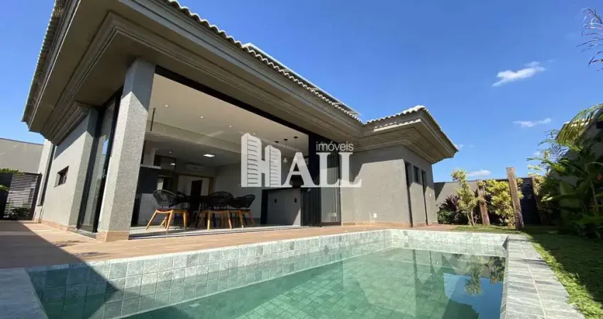 Casa em condomínio fechado com 3 quartos à venda na Avenida Waldemar Haddad, Residencial Quinta do Golfe, São José do Rio Preto