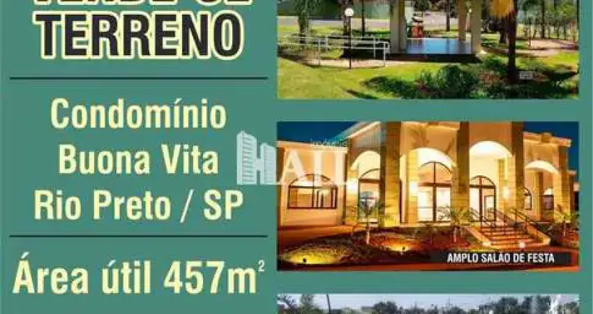 Terreno de Condomínio, Parque Residencial Buona Vita, São José do Rio Preto - R$ 330 mil, Cod: 13702