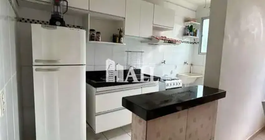 Apartamento com 2 quartos à venda na Rua Gladstone de Abreu Cardoso, Parque das Flores II, São José do Rio Preto