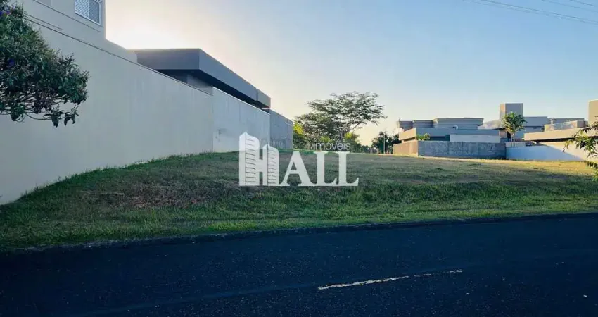 Terreno em condomínio fechado à venda na Avenida Hermelindo Graciani, Parque Residencial Buona Vita, São José do Rio Preto