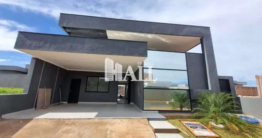 Casa em condomínio fechado com 3 quartos à venda na Avenida José Vieira Machado Junior, Quinta do Lago Residence, São José do Rio Preto