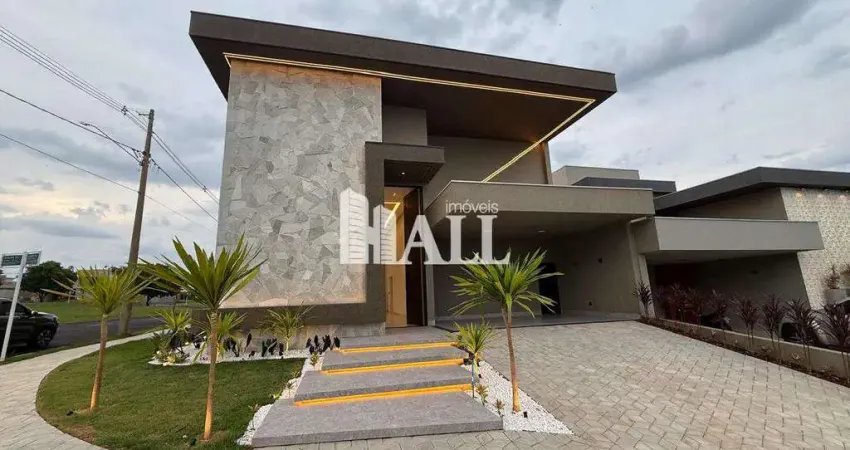 Casa em condomínio fechado com 3 quartos à venda na Avenida Hermelindo Graciani, Parque Residencial Buona Vita, São José do Rio Preto