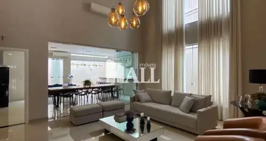 Casa em condomínio fechado com 4 quartos à venda na Avenida Miguel Damha, Parque Residencial Damha V, São José do Rio Preto