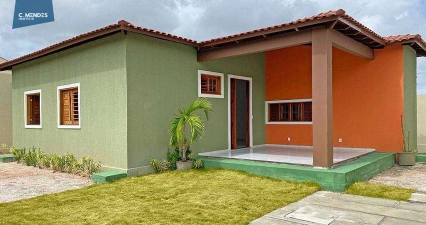 Casa com 3 dormitórios à venda, 105 m² por R$ 430.000,00 - Urucunema - Eusébio/CE