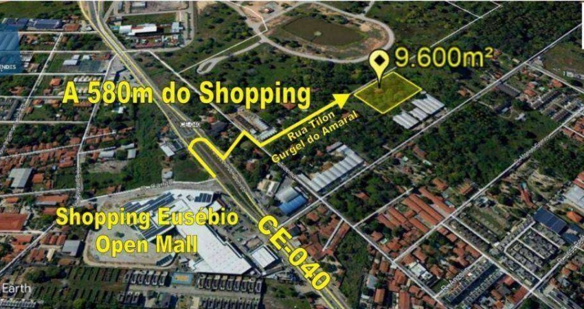 Terreno à venda, 9600 m² por R$ 6.500.000,00 - Guaribas - Eusébio/CE