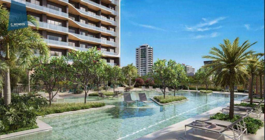 Apartamento com 1 dormitório à venda, 38 m² por R$ 615.000,00 - Meireles - Fortaleza/CE