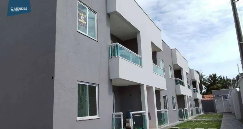 Apartamento com 2 dormitórios à venda, 57 m² por r$ 222.000,00 - centro - aquiraz/ce