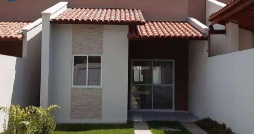 Casa com 3 dormitórios à venda, 75 m² por r$ 289.000,00 - mangabeira - eusébio/ce
