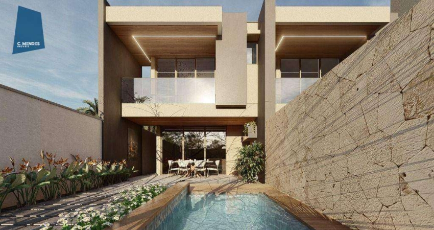 Casa com 4 dormitórios à venda, 154 m² por R$ 729.000,00 - Edson Queiroz - Fortaleza/CE