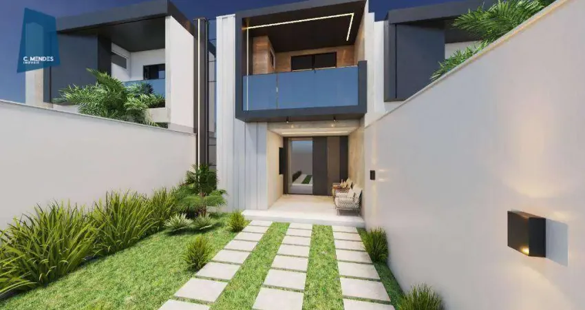 Casa com 4 dormitórios à venda, 109 m² por R$ 490.000,00 - Urucunema - Eusébio/CE
