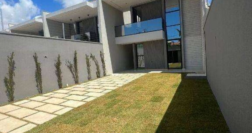 Casa com 4 dormitórios à venda, 152 m² por R$ 740.000,00 - Jardim das Oliveiras - Fortaleza/CE