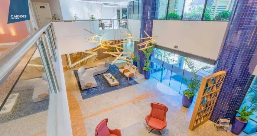 Apartamento com 1 dormitório à venda, 62 m² por r$ 650.000,00 - meireles - fortaleza/ce