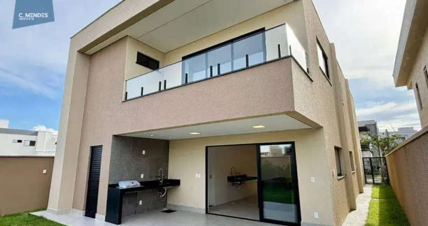 Casa com 4 dormitórios à venda, 265 m² por r$ 1.700.000,00 - cidade alpha - eusébio/ce