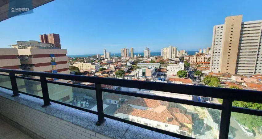 Apartamento com 3 dormitórios à venda, 112 m² por r$ 750.000,00 - praia de iracema - fortaleza/ce