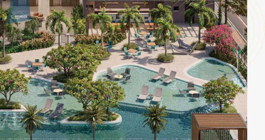 Apartamento com 1 dormitório à venda, 27 m² por r$ 399.000,00 - meireles - fortaleza/ce