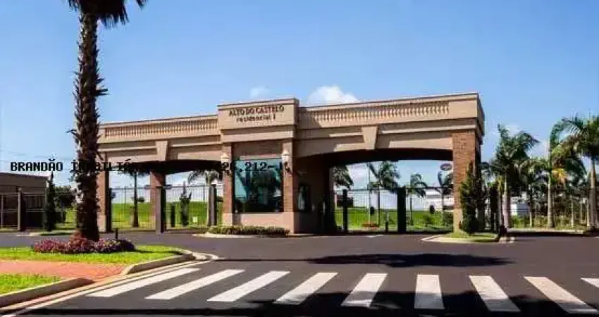 TERRENO Á VENDA NO CONDOMÍNIO ALTO DO CASTELO 1 - 360m² - PRONTO PARA CONSTRUIR - R$432.000,00